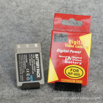 Power camcorder battery For Konica Minolta NP-600, 3.7V 800mAh, 18 months warranty